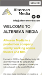 Mobile Screenshot of altereanmedia.com
