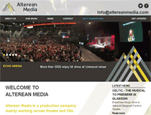 Tablet Screenshot of altereanmedia.com